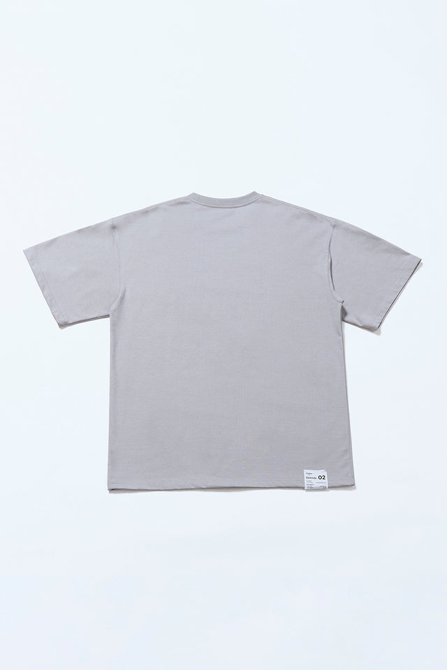 Invader print t-shirt - Light Gray