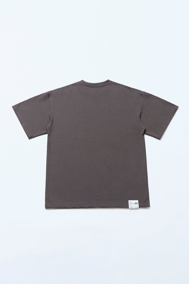 Invader print t-shirt -Dark Gray